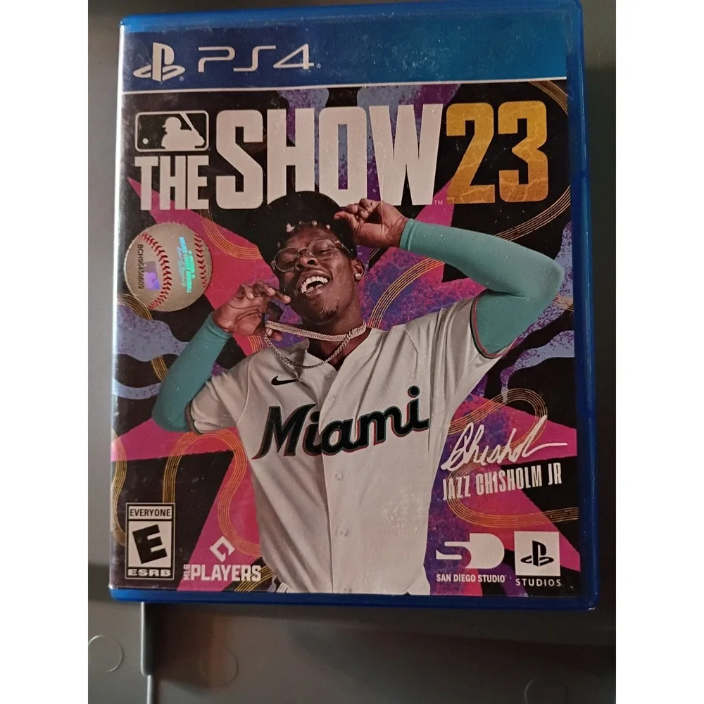 MLB The Show 23 PS4 Sony PlayStation 4 Baseball Game Jazz Chisholm Jr Cover